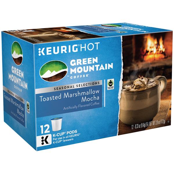 Keurig Hot Green Mountain Coffee Seasonal Selections Toasted