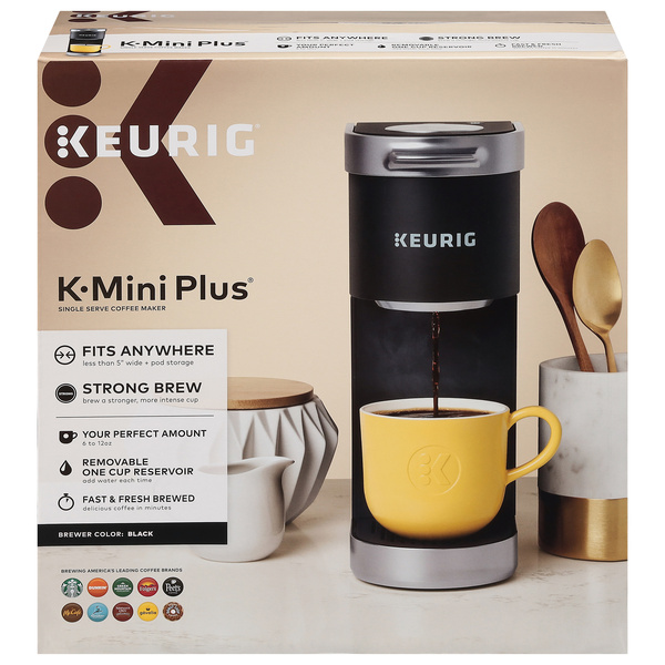 Brew Single Serve Mini Keurig Keurig Mini Keurig Single And Pot Coffee Maker Keurig Mini Mate Plus  Compact 50‑oz Black Single‑Serve Brewer