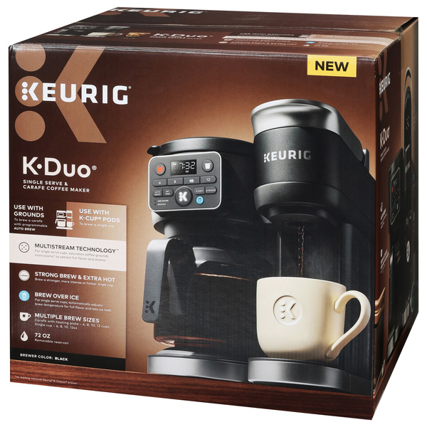 Keurig K-DUO Coffee Maker, Single Serve & Carafe, Black | Hy-Vee