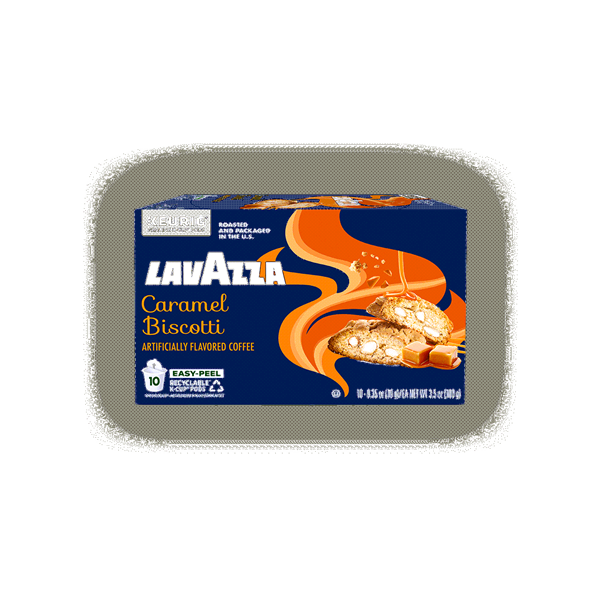 LavAzza Caramel Biscotti Keurig K-Cup, 10-0.35 oz ea 10 Count | Hy