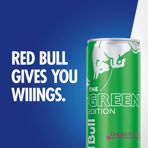 Red Bull Green Edition Dragon Fruit Energy Drink, 8.4 Fl Oz Can