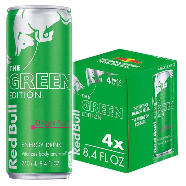 Red Bull Green Edition Dragon Fruit Energy Drink 4Pk | Hy-Vee