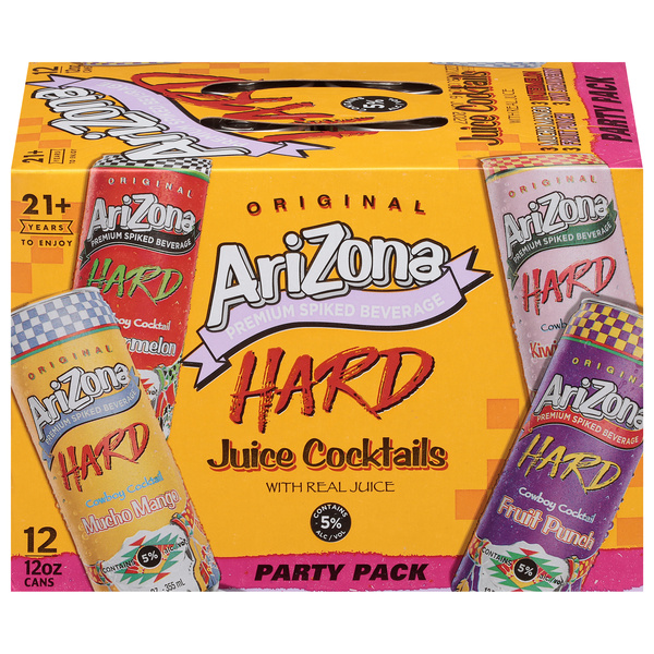 AriZona Hard Juice Cocktails Variety Pack 12Pk | Hy-Vee Aisles