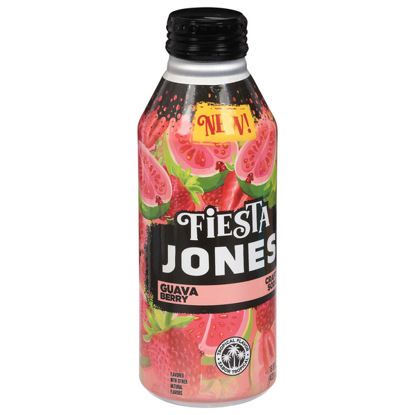 Fiesta Jones Guava Berry Craft Soda | Hy-Vee Aisles Online Grocery