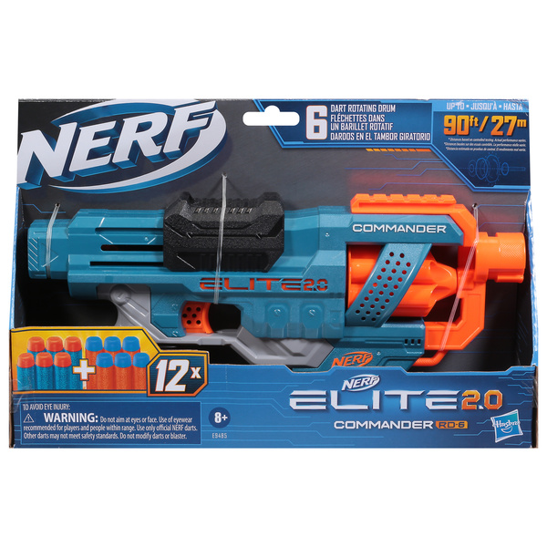 Nerf Toy, Elite 2.0, Commander RD-6, 8+ | Hy-Vee Aisles Online
