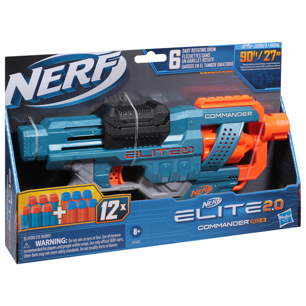 Nerf Toy, Elite 2.0, Commander RD-6, 8+ | Hy-Vee Aisles Online