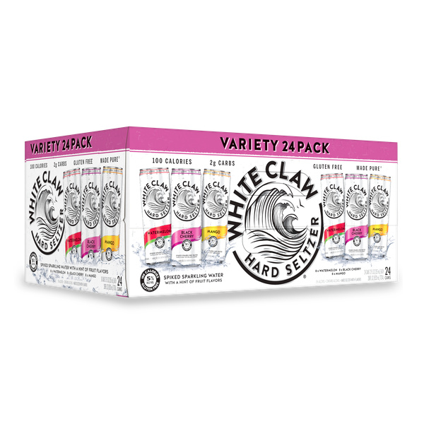 White Claw Hard Seltzer Variety 24Pk | Hy-Vee Aisles Online