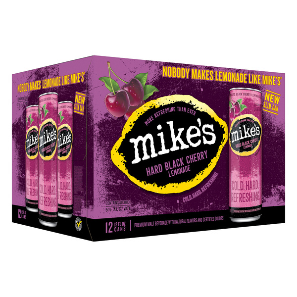 Mike's Hard Black Cherry Lemonade 12Pk 5% ABV | Hy-Vee Aisles