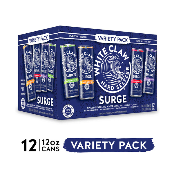 White Claw Surge Variety Pack 12Pk | Hy-Vee Aisles Online Grocery