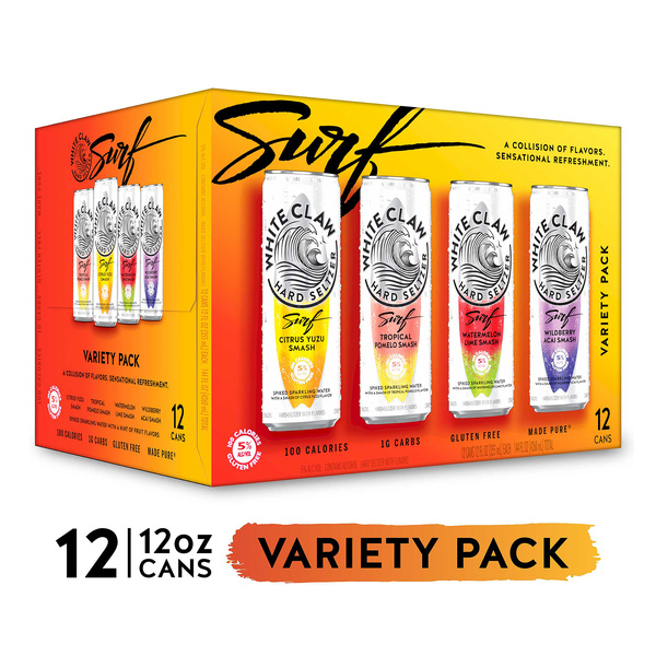 White Claw Surf Variety Pack 12Pk | Hy-Vee Aisles Online Grocery