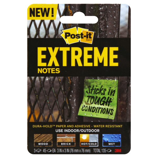 Post-It Extreme Notes, 3x3, 3-45 ea. | Hy-Vee Aisles Online