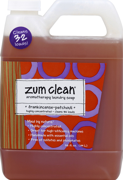 Zum Clean Laundry Soap, Frankincense-Patchouli | Hy-Vee Aisles