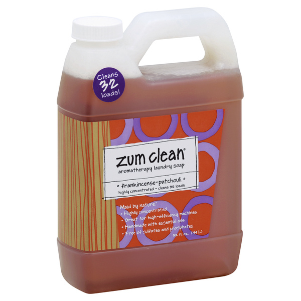 Zum Clean Laundry Soap, Frankincense-Patchouli | Hy-Vee Aisles
