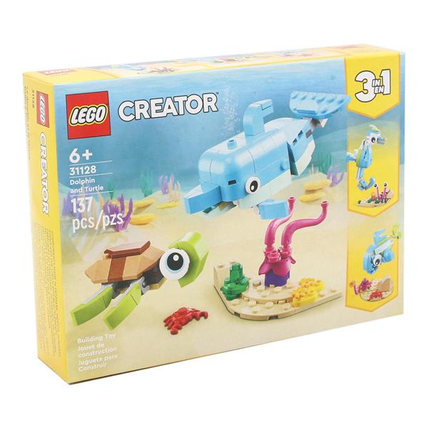 LEGO Creator Dolphin & Turle, 31128, 137 Pieces, 6+ | Hy-Vee
