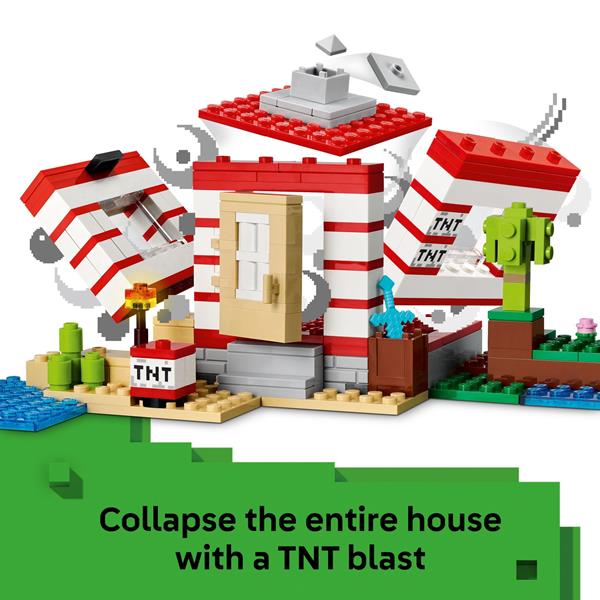 LEGO Minecraft The TNT Jungle House Building Set 21275, 8+, 287