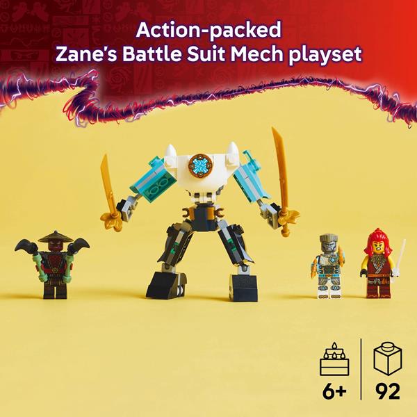 LEGO NINJAGO Zane's Battle Suit Mech Ninja Toy 71827 | Hy-Vee
