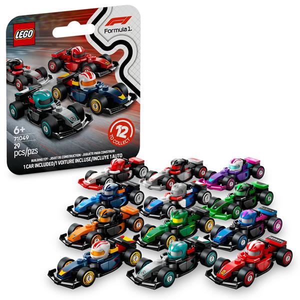 TOMY High-Speed F1 32 ミニカー 4点セット LEGO F1 Collectible Race Cars Building Kit 71049 | Hy-Vee Aisles