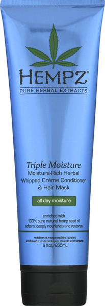 Hempz Triple Moisture Whipped Creme Conditioner & Hair Mask | Hy