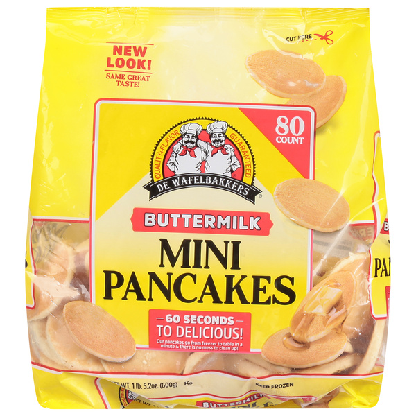 De Wafelbakkers Mini Buttermilk Pancakes | Hy-Vee Aisles Online