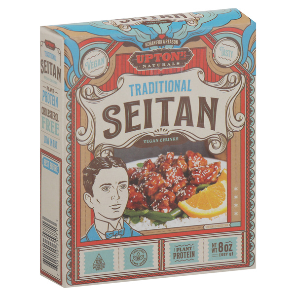 Upton's Naturals Vegan Chunks Traditional Seitan 8 oz | Hy-Vee