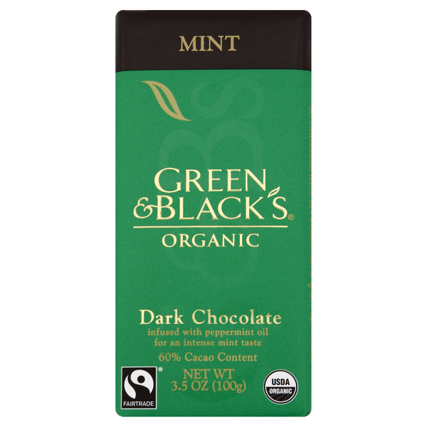 Green & Black's Organic Mint Dark Chocolate | Hy-Vee Aisles Online
