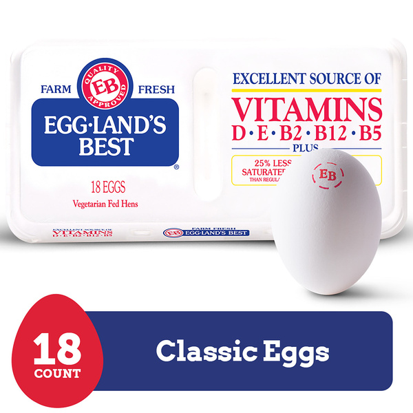 Eggland's Best Classic Large White Eggs | Hy-Vee Aisles Online