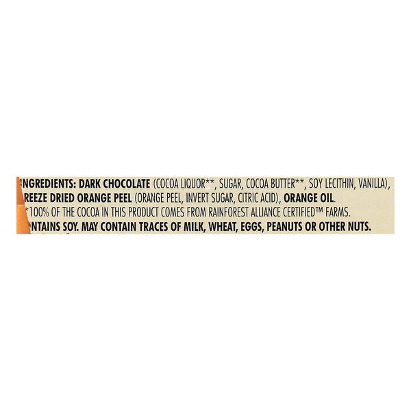 Chocolove Orange Peel Dark Chocolate 1.2 oz | Hy-Vee Aisles Online