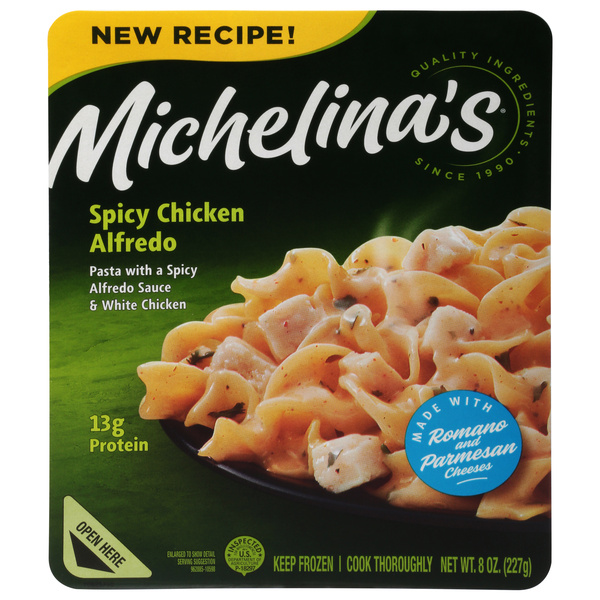 Michelina's Spicy Chicken Alfredo Meal 9.6oz (Frozen Dinner) | Hy