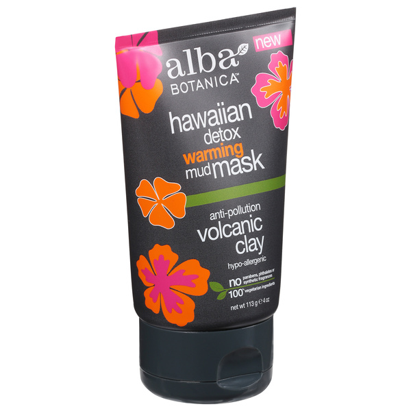 Alba Botanica Volcanic Clay Hawaiian Detox Warming Mud Mask | Hy