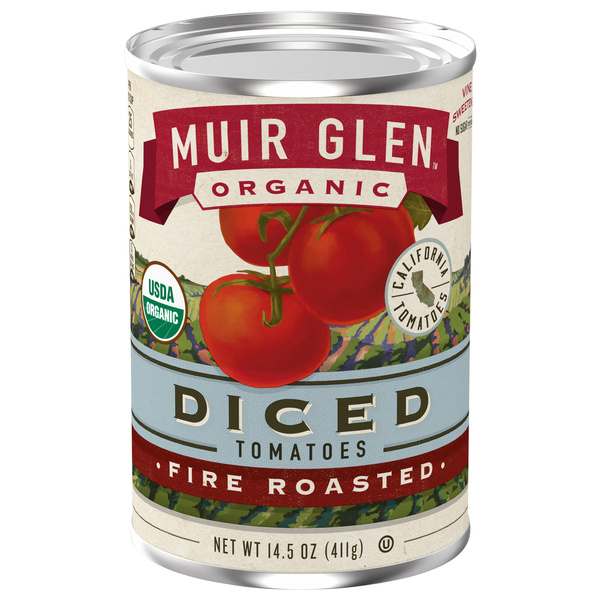 Muir Glen Organic Fire Roasted Diced Tomatoes | Hy-Vee Aisles