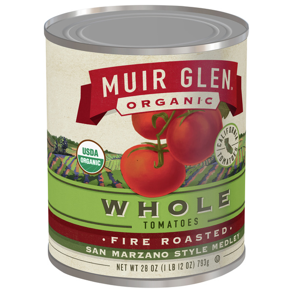 Muir Glen Organic San Marzano Style Fire Roasted Whole Tomatoes