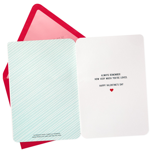 Hallmark Signature Valentines Day Card For Kids (Removable Felt