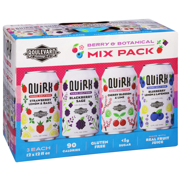 Boulevard Brewing Co. Quirk Berry & Botanical Mix 12Pk | Hy-Vee