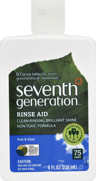 Seventh Generation Free & Clear Rinse Aid | Hy-Vee Aisles Online