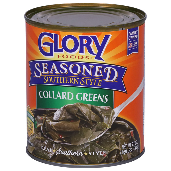 Glory Foods Seasoned Southern Style Collard Greens | Hy-Vee Aisles