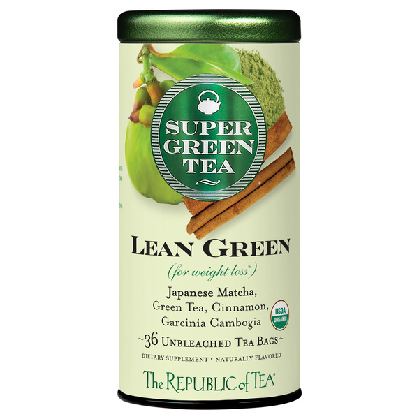 Republic of Tea Super Green Tea, Lean Green | Hy-Vee Aisles Online