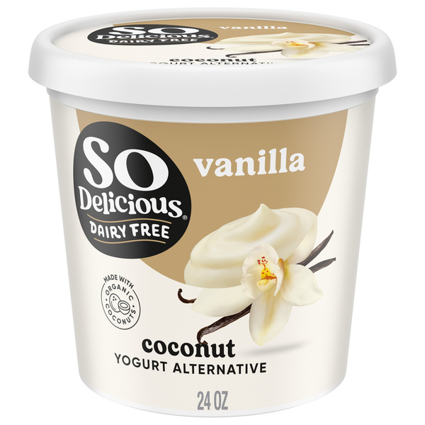 So Delicious Vanilla Dairy Free Vegan Coconut Milk Yogurt, 24 oz