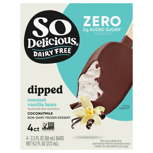 Y 新品未使用　 Sloane Square OPEN VEG So Delicious ZERO Added Sugar Dairy Free Coconut Vanilla Bean