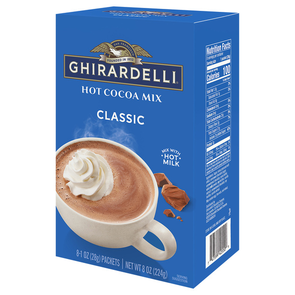 Ghirardelli Classic Hot Cocoa Mix, 8-1 oz Packets | Hy-Vee Aisles