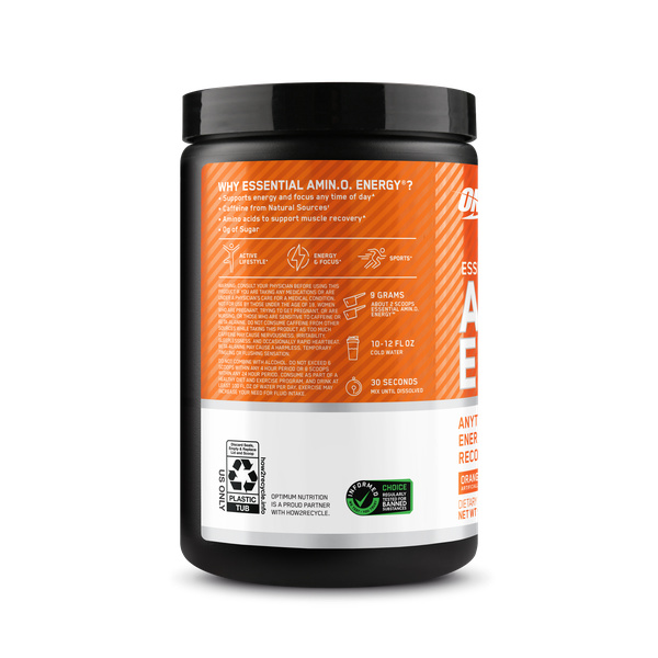 ON Essential Amino Energy Dietary Supplement Orange Cooler | Hy