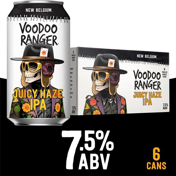 New Belgium Voodoo Ranger Juicy Haze IPA Beer, 6 Pack | Hy-Vee