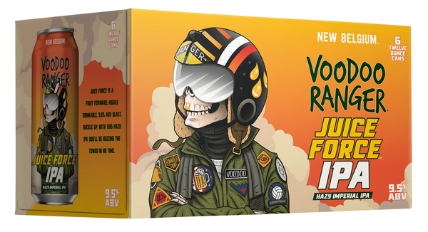 New Belgium Voodoo Ranger Juice Force Hazy Imperial IPA 6PK Can