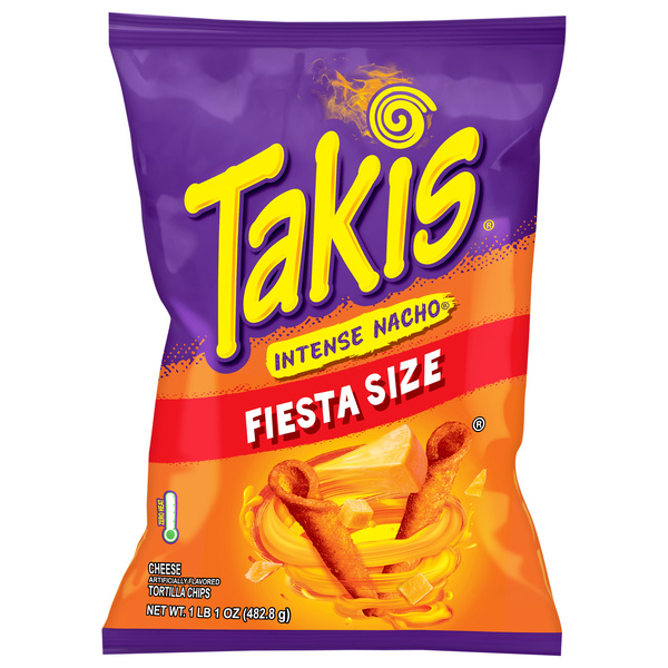 Takis Intense Nacho Tortilla Chips Fiesta Size 17 oz | Hy-Vee