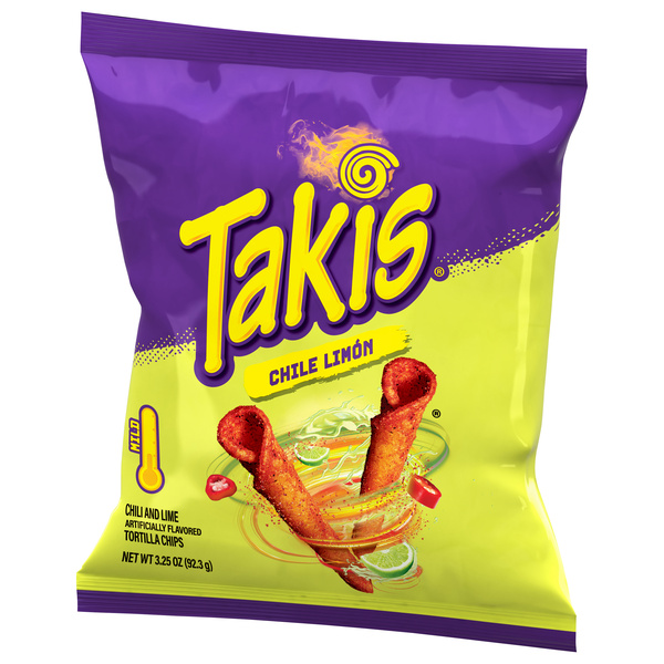 Takis Mild Chile Limon Tortilla Chips 3.25 oz | Hy-Vee Aisles