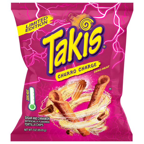 Takis Zero Heat Churro Charge Tortilla Chips | Hy-Vee Aisles