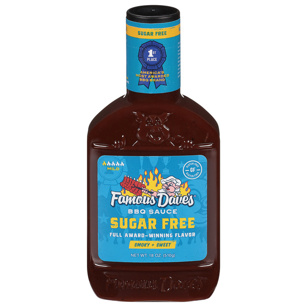 Famous Dave's Sugar Free BBQ Sauce 18 oz | Hy-Vee Aisles Online