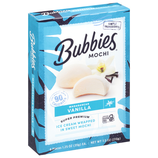 Bubbies Mochi, Vanilla 6-1.25 oz | Hy-Vee Aisles Online Grocery