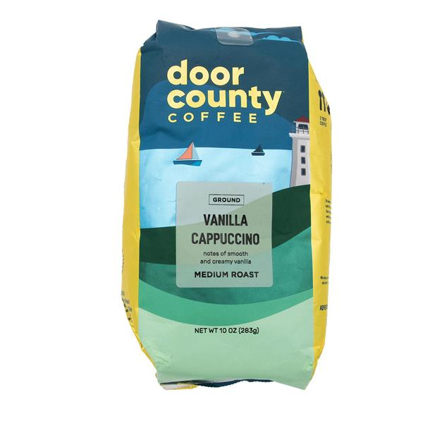 Door County Coffee Vanilla Cappuccino, Medium Roast | Hy-Vee