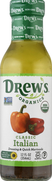 drew classic italian dressing Drew's Organics & Quick Marinade This delicious vinaigrette delivers
