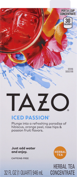 Tazo Iced Passion Tea Concentrate | Hy-Vee Aisles Online Grocery